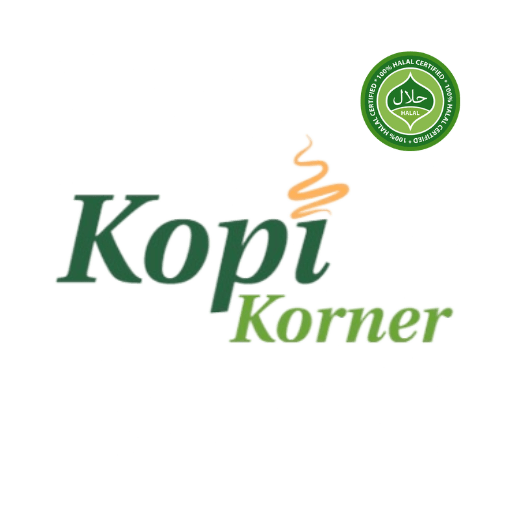 Kopi Corner w Halal Logo